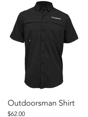 DudeMark XL Black Outdoorsmen Shirt